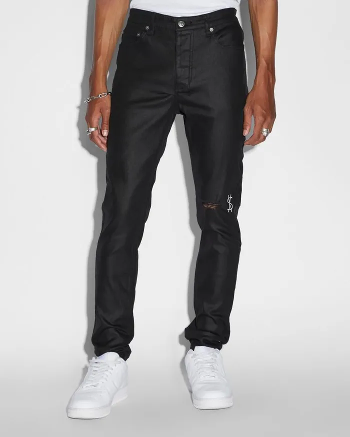 Ksubi Chitch Waxed Silver Mens Skinny