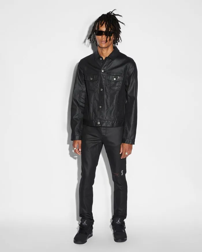 Ksubi Chitch Waxed Silver Mens Skinny