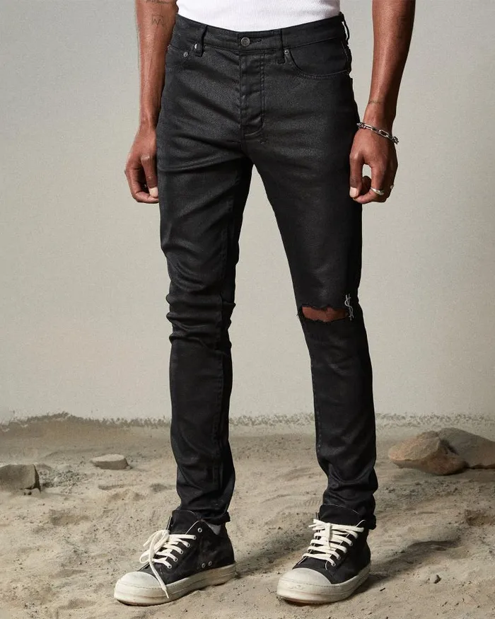 Ksubi Chitch Waxed Silver Mens Skinny