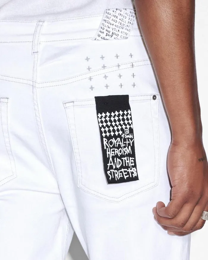 Ksubi Chitch Whitenoise Mens Skinny