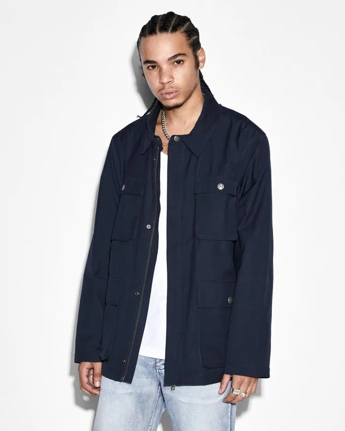 Ksubi Detonate Jacket Navy Mens Jackets