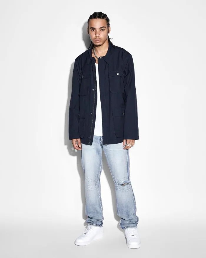 Ksubi Detonate Jacket Navy Mens Jackets