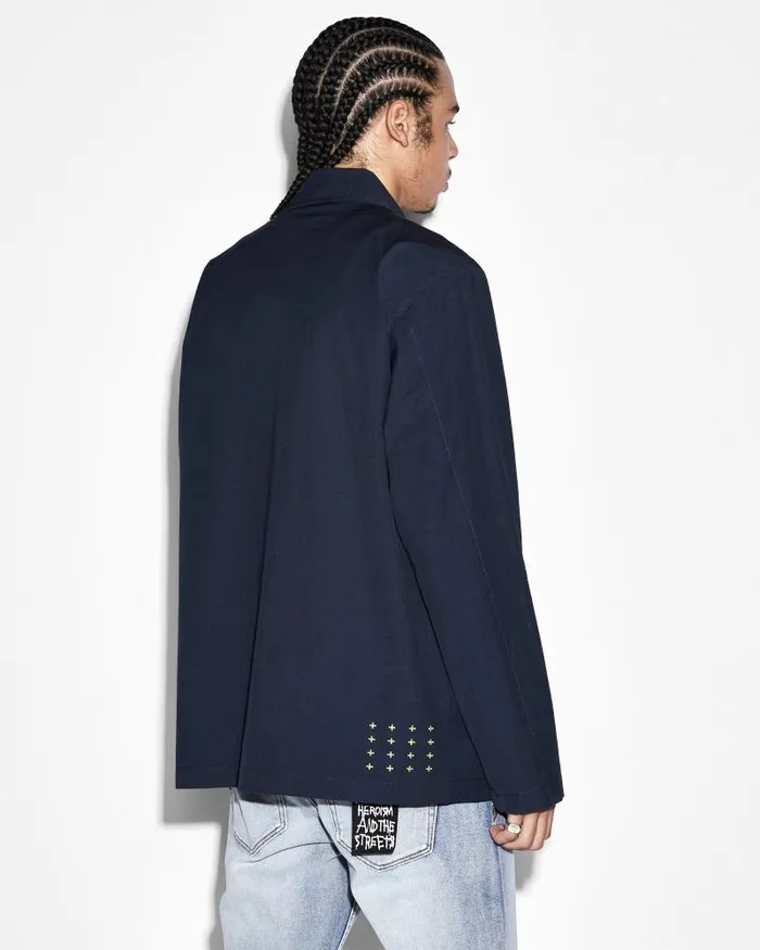 Ksubi Detonate Jacket Navy Mens Jackets
