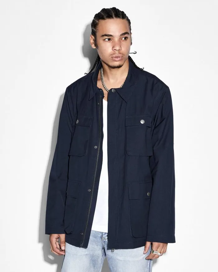 Ksubi Detonate Jacket Navy Mens Jackets