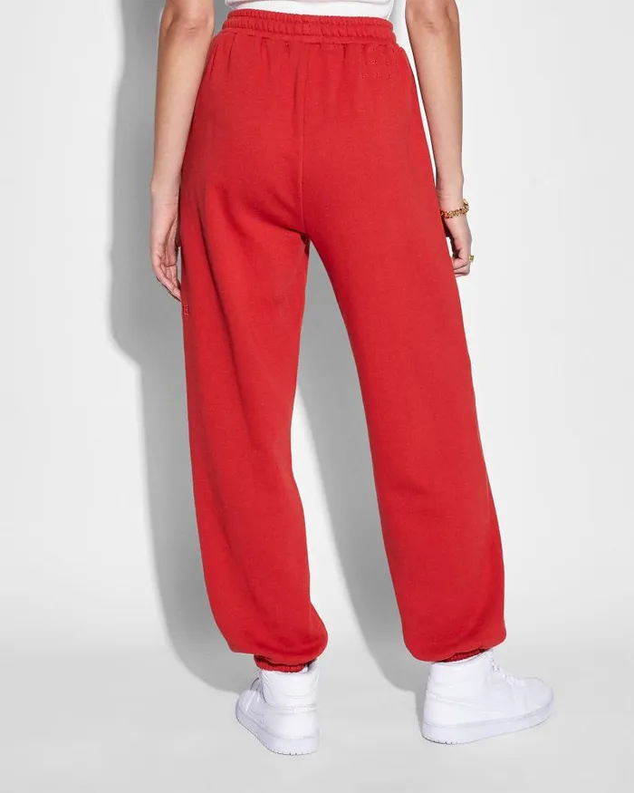 Ksubi Emblazed Trax Crimson Womens Sweats