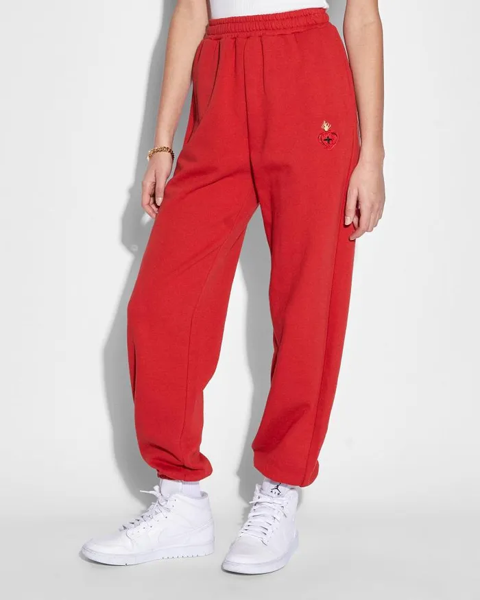 Ksubi Emblazed Trax Crimson Womens Sweats