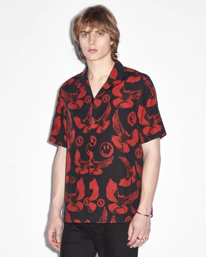 Ksubi Flight Resort Ss Shirt Multi Mens Shirts