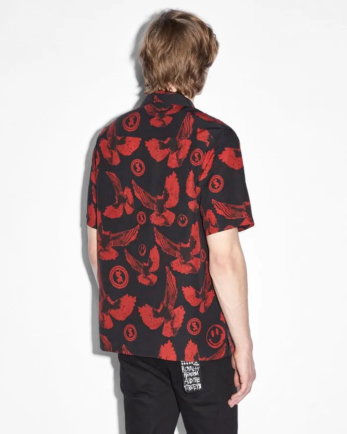 Ksubi Flight Resort Ss Shirt Multi Mens Shirts