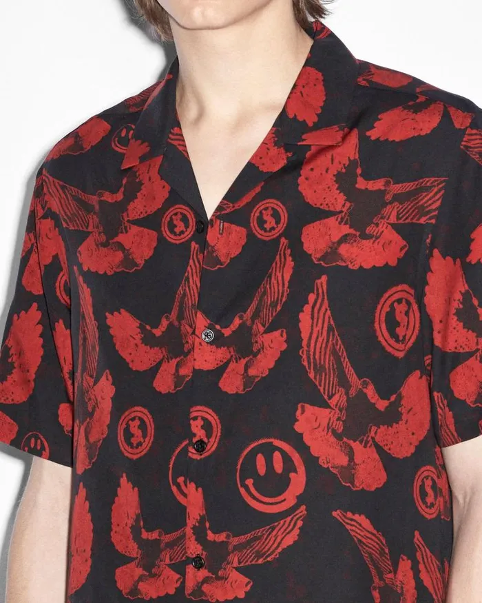Ksubi Flight Resort Ss Shirt Multi Mens Shirts