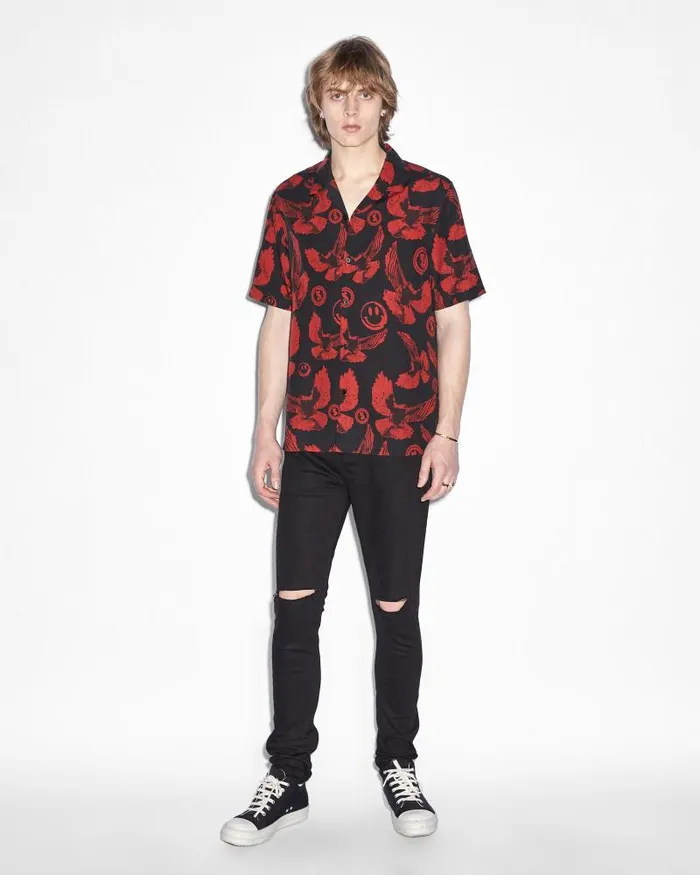 Ksubi Flight Resort Ss Shirt Multi Mens Shirts