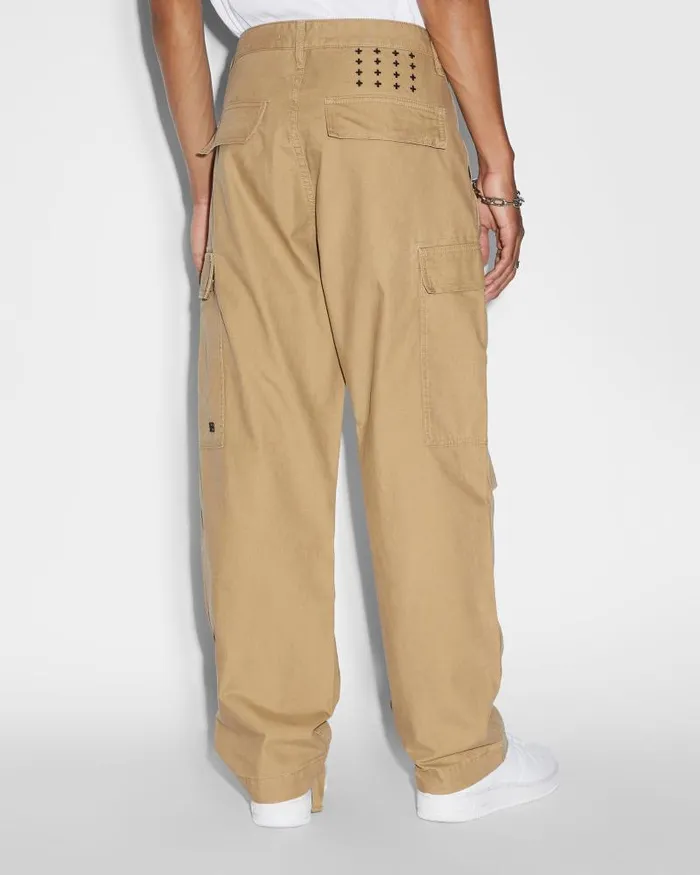 Ksubi Fugitive Cargo Pant Dark Tan Mens Pants