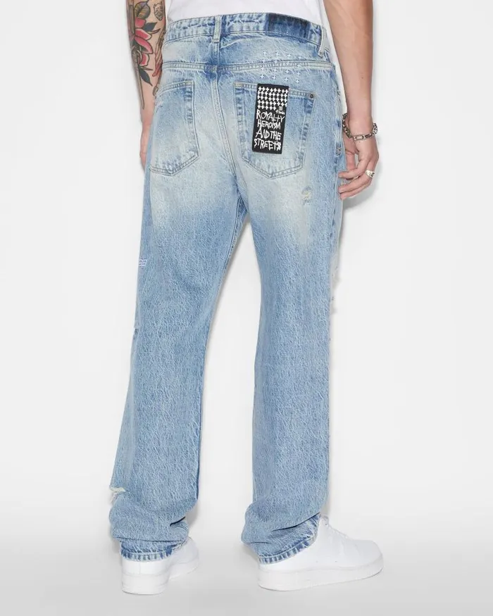 Ksubi Hazlow Nu Heritage Trashed Mens Tapered