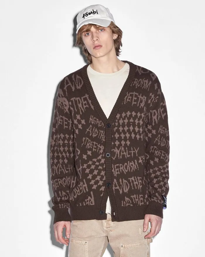 Ksubi Heroism Cardigan Java Mens Knits