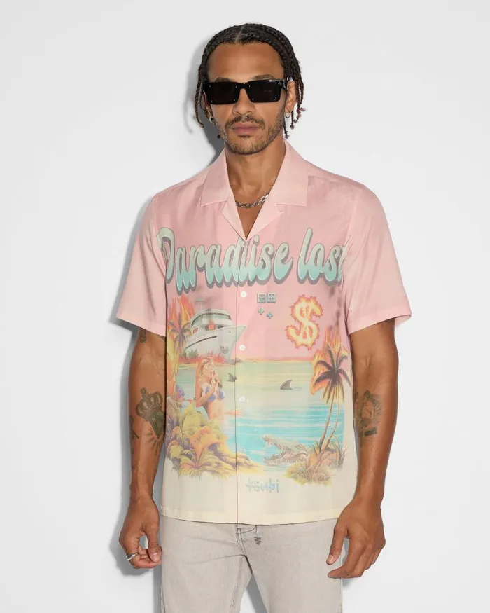 Ksubi Paradise Lost Resort Ss Shirt Mens Shirts
