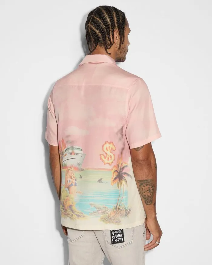 Ksubi Paradise Lost Resort Ss Shirt Mens Shirts