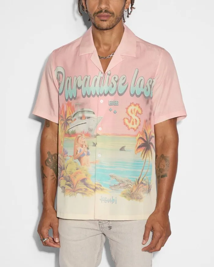 Ksubi Paradise Lost Resort Ss Shirt Mens Shirts