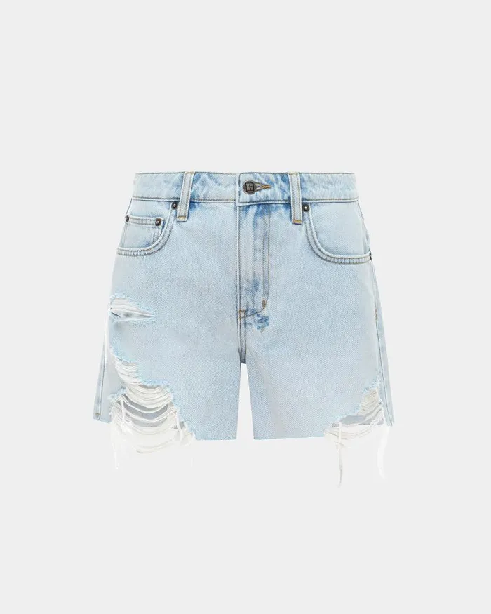 Ksubi Rider Short Drift Trashed Womens Denim Shorts