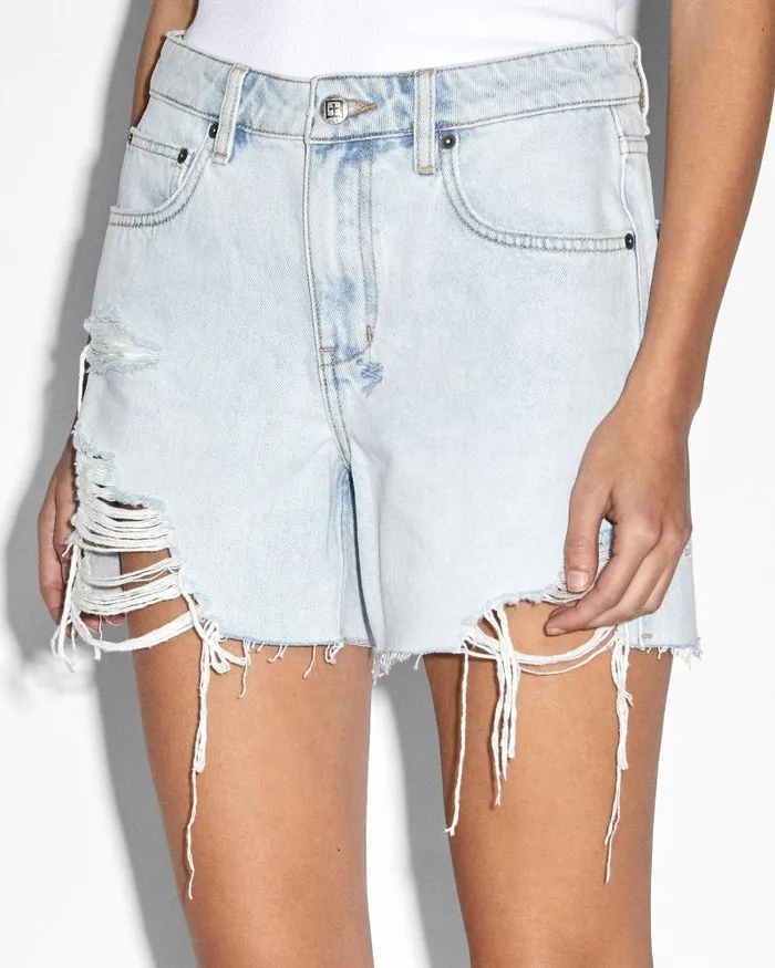 Ksubi Rider Short Drift Trashed Womens Denim Shorts