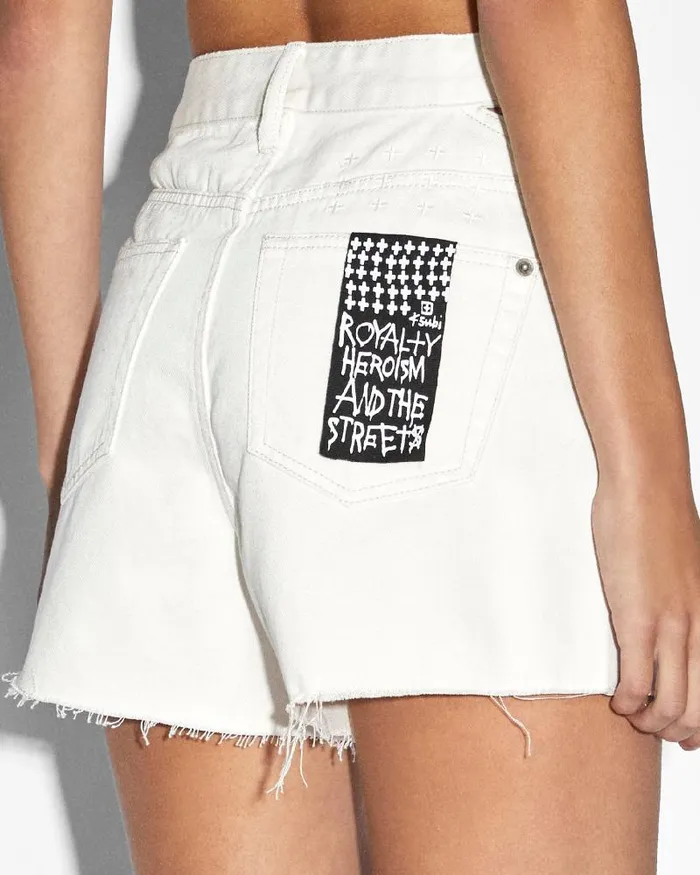 Ksubi Rise N Hi Short Dettached Halo Womens Denim Shorts