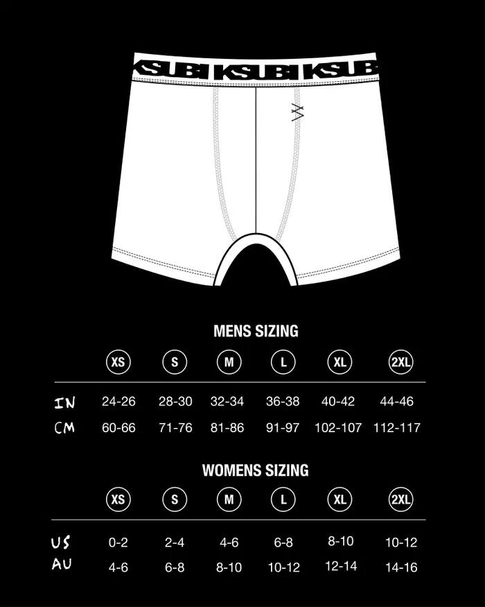 Ksubi Royalty Boxer Brief 1 Pack White WomensMens Underwear