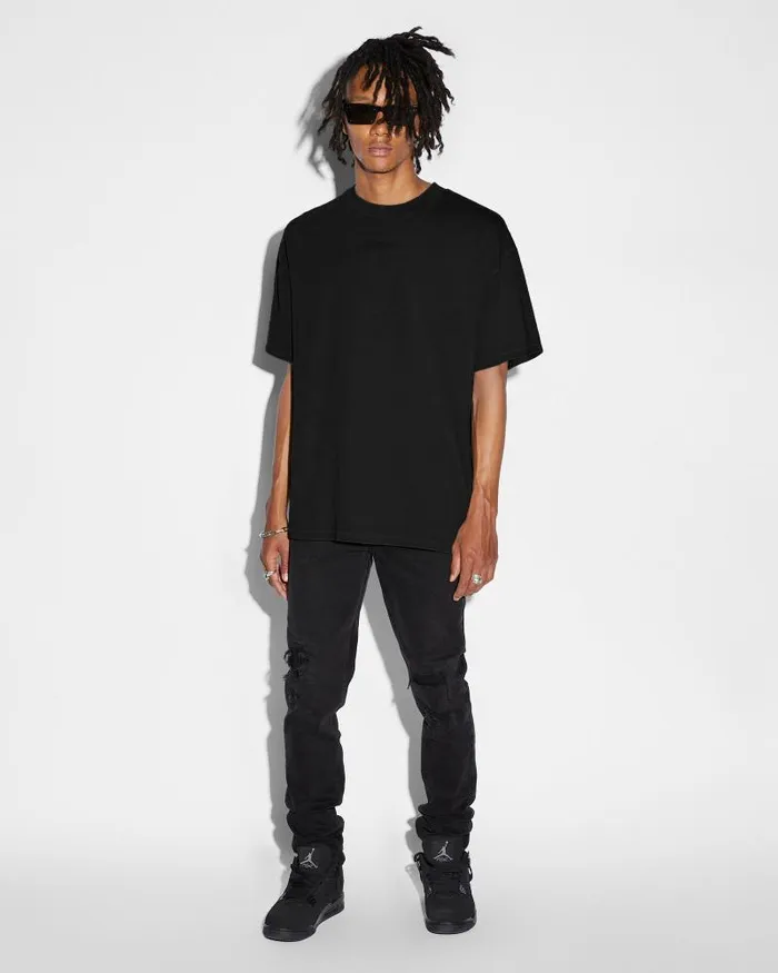Ksubi Sott Ekcess Ss Tee Jet Black Mens TShirts
