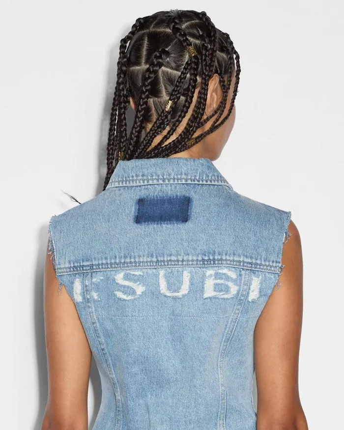 Ksubi Spark Vest Torn Up Womens Tops