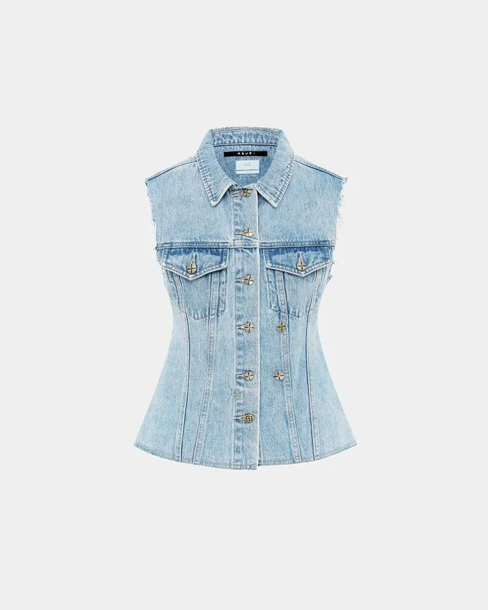 Ksubi Spark Vest Torn Up Womens Tops