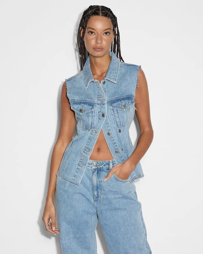 Ksubi Spark Vest Torn Up Womens Tops