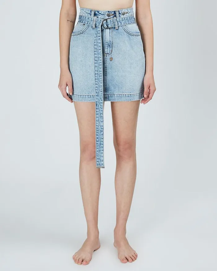 Ksubi Super X Mini Rewerked Womens Denim Skirts
