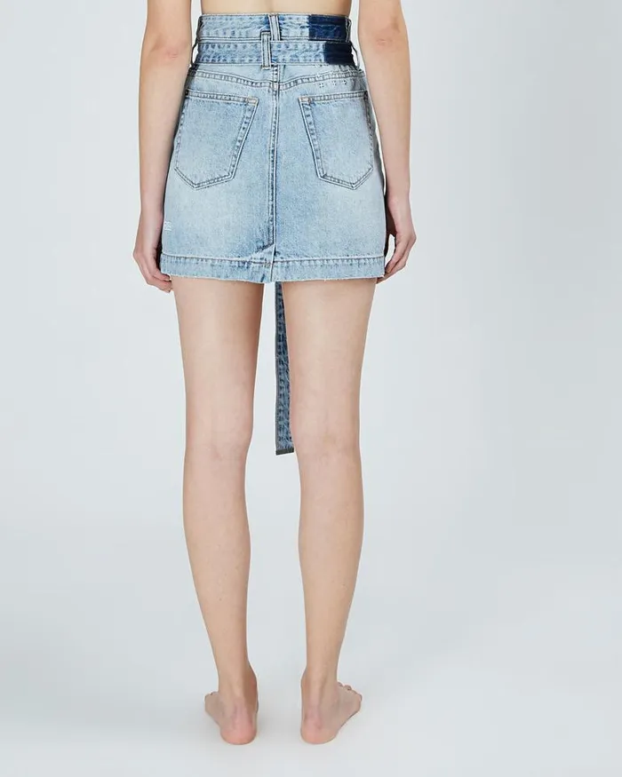 Ksubi Super X Mini Rewerked Womens Denim Skirts
