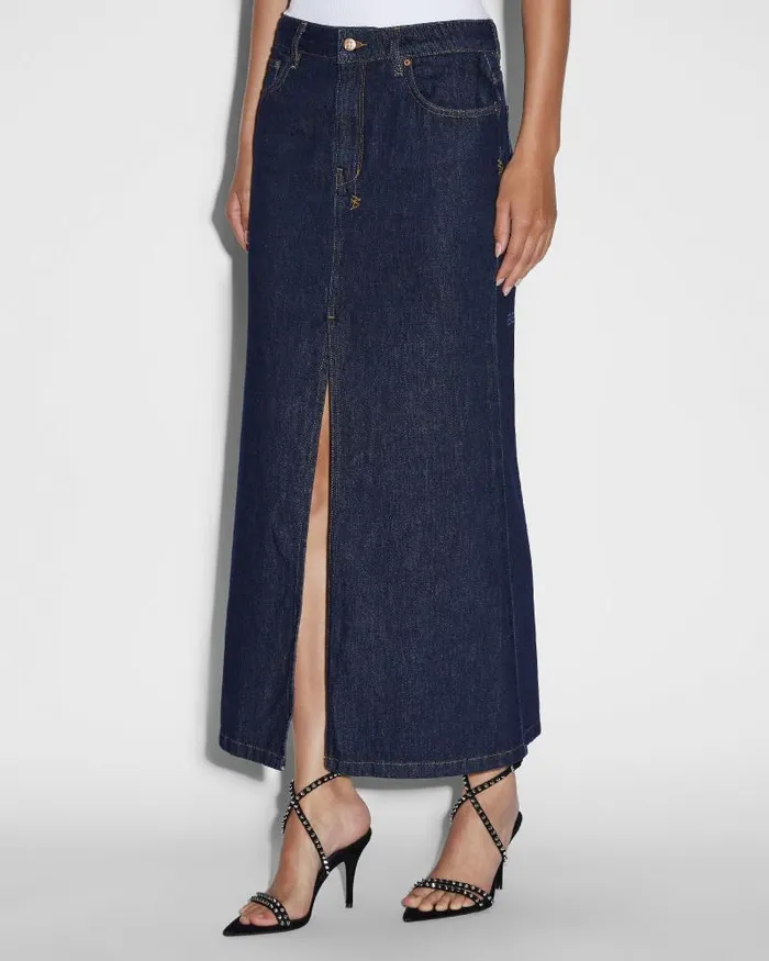 Ksubi Swerve Skirt Legacy Womens Denim Skirts