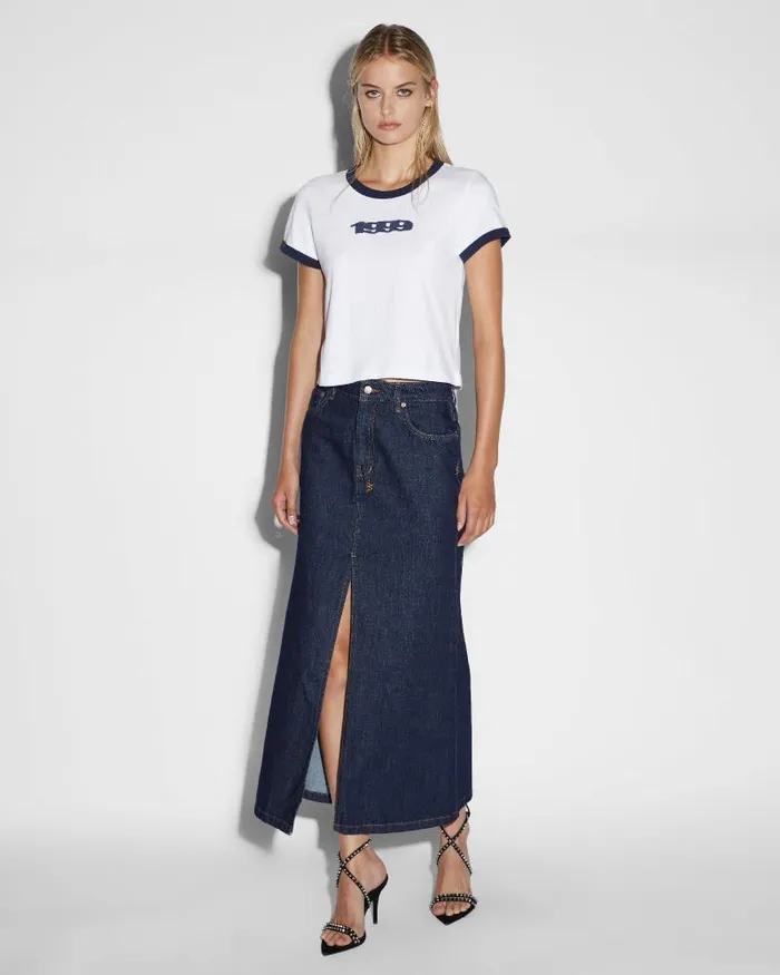 Ksubi Swerve Skirt Legacy Womens Denim Skirts