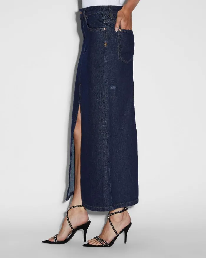 Ksubi Swerve Skirt Legacy Womens Denim Skirts