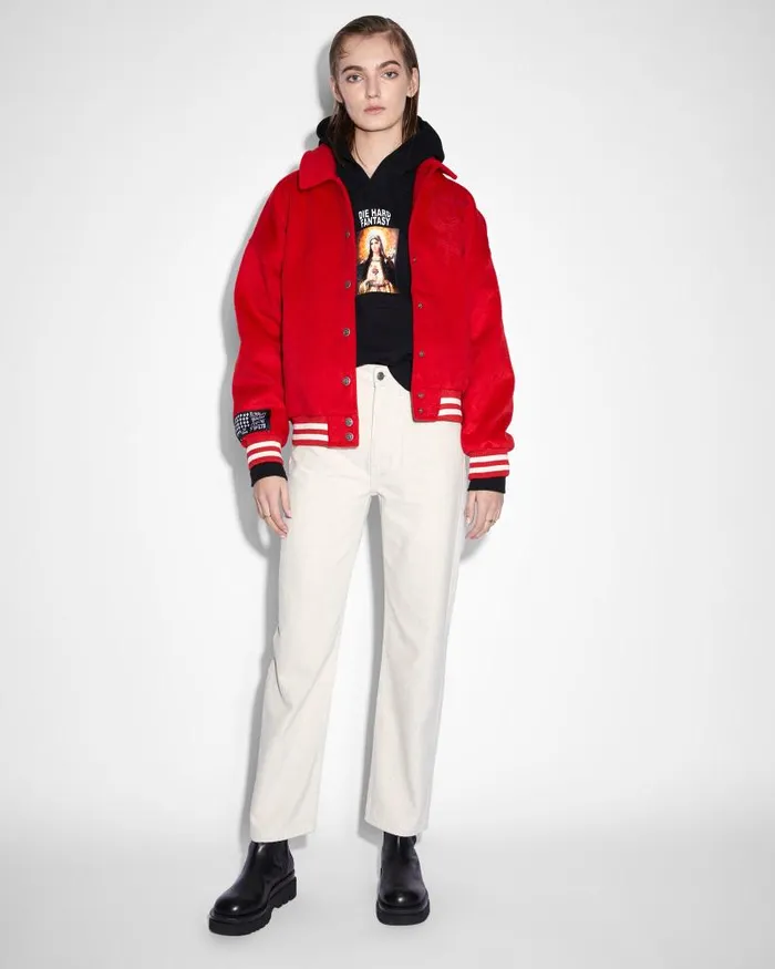 Ksubi Tribute Jacket Crimson Womens Jackets