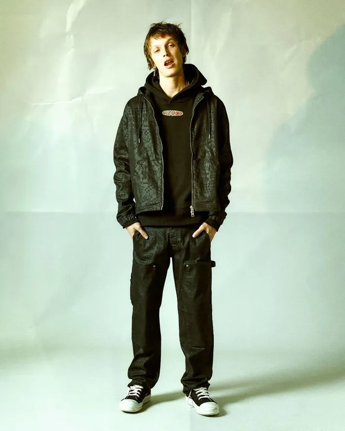 Ksubi Zip Hoodie Black Grease Mens Jackets