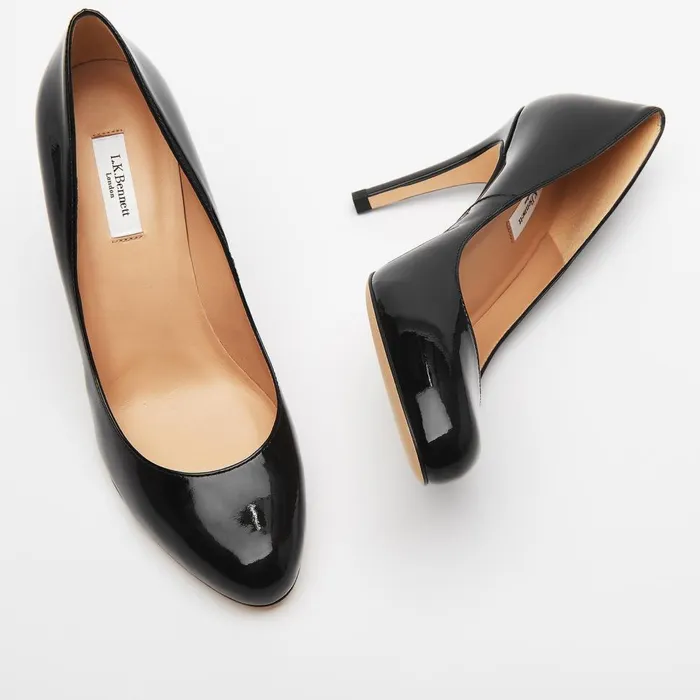 LKBennett Court Shoes Women Stila Black Patent Courts LKBennett Court Shoes Women Stila Black Patent Courts