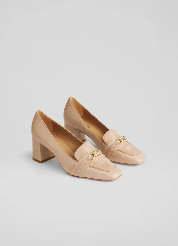 LKBennett Court Shoes Women Sydnie Trench Leather Twist Trim Loafer Court Shoes LKBennett Court Shoes Women Sydnie Trench Leather Twist Trim Loafer Court Shoes