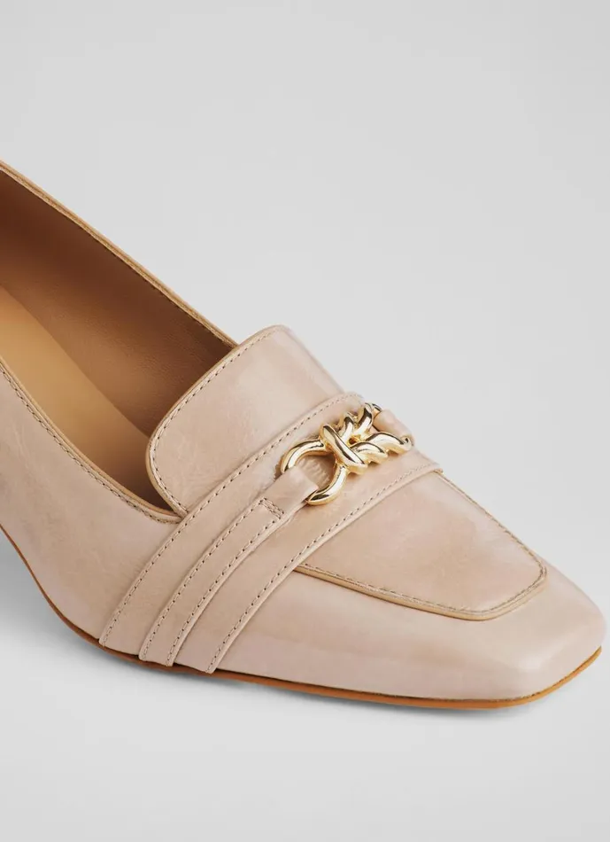 LKBennett Court Shoes Women Sydnie Trench Leather Twist Trim Loafer Court Shoes LKBennett Court Shoes Women Sydnie Trench Leather Twist Trim Loafer Court Shoes