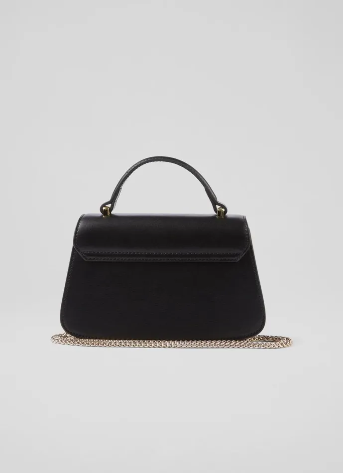 LKBennett CrossBody Bags Women Amoris Black Crossbody Top Handle Bag LKBennett CrossBody Bags Women Amoris Black Crossbody Top Handle Bag