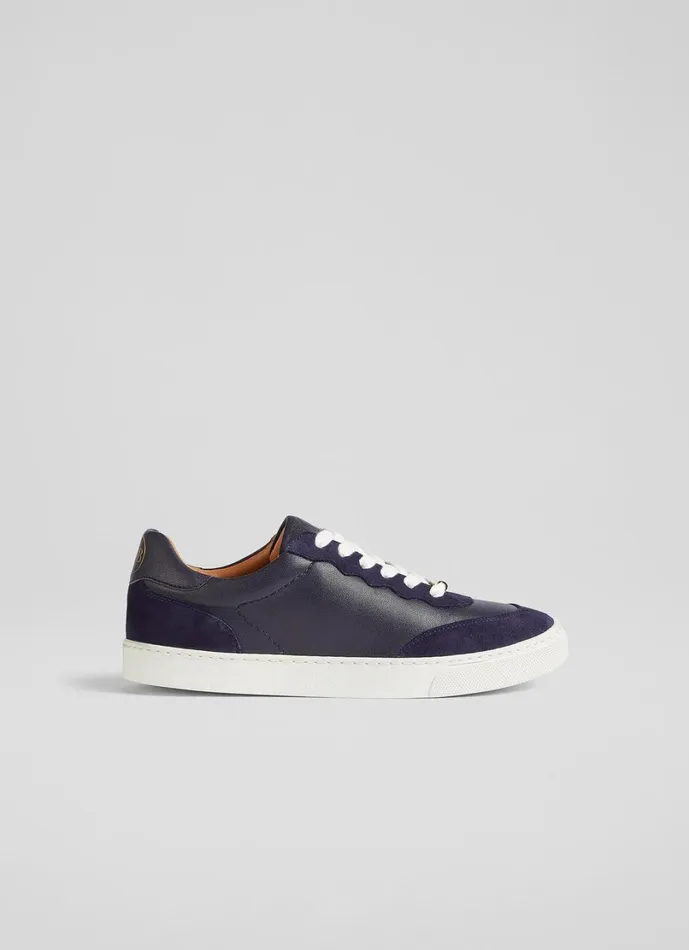LKBennett Flats Women Lkb Runner Midnight Leather Slim Sole Trainers