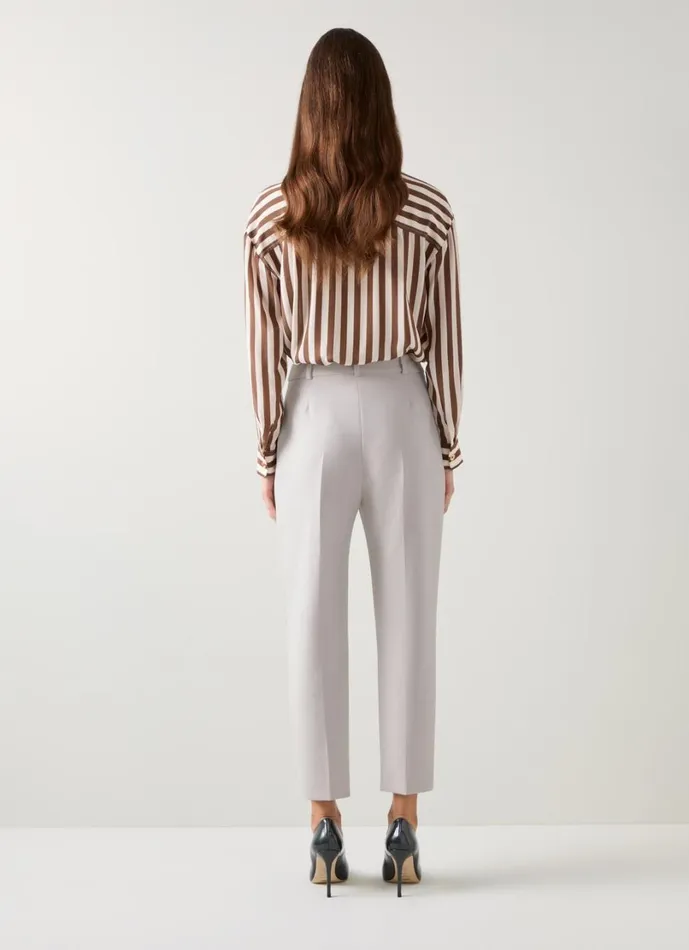 LKBennett Trousers Women Mariner Putty Cigarette Leg Trouser LKBennett Trousers Women Mariner Putty Cigarette Leg Trouser