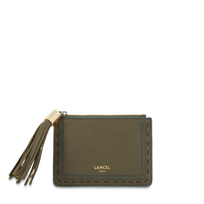 L Zip Cardholder Dark Kaki Women Lancel Purse L Zip Cardholder Dark Kaki Women Lancel Purse