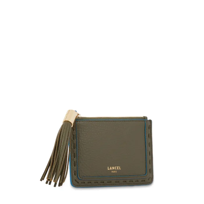 L Zip Cardholder Dark Kaki Women Lancel Purse L Zip Cardholder Dark Kaki Women Lancel Purse