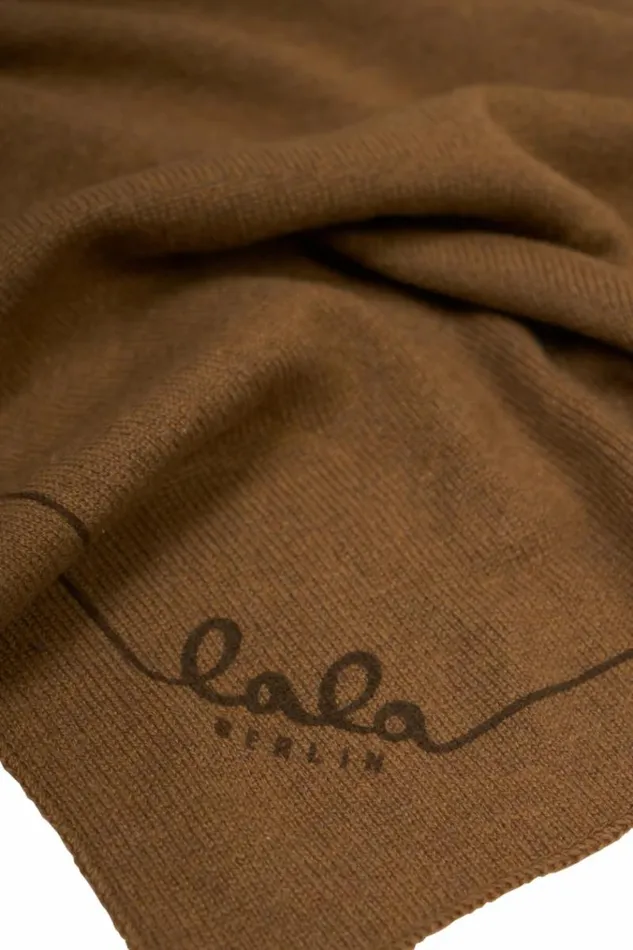 Lala Berlin Scarves and Triangles Triangle Solid M Cashmere Mocca 8211 Women
