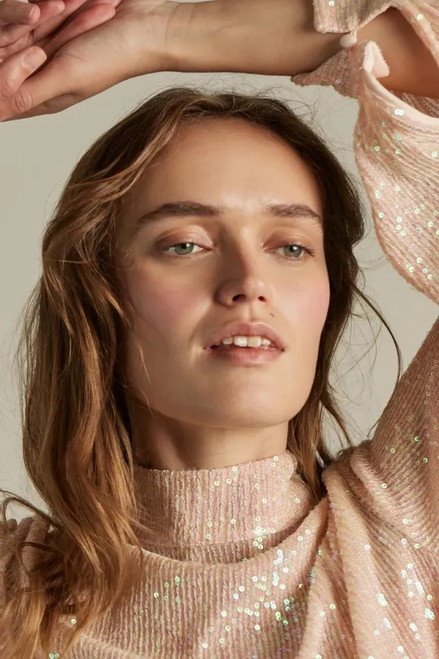 Lala Berlin Shirts and Blouses Top Thalita Viscose Powder 8211 Women