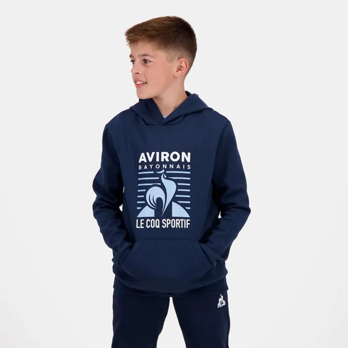 Le Coq Sportif Aviron Bayonnais Hoodie Kids Kids Sweatshirts And Hoodies
