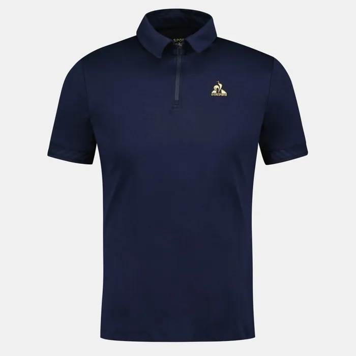 Le Coq Sportif Coq D039or Polo Shirt Col Zipp En Interlock 240g Coton Dark Velvet Men Polos Shirts Le Coq Sportif Coq D039or Polo Shirt Col Zipp En Interlock 240g Coton Dark Velvet Men Polos Shirts