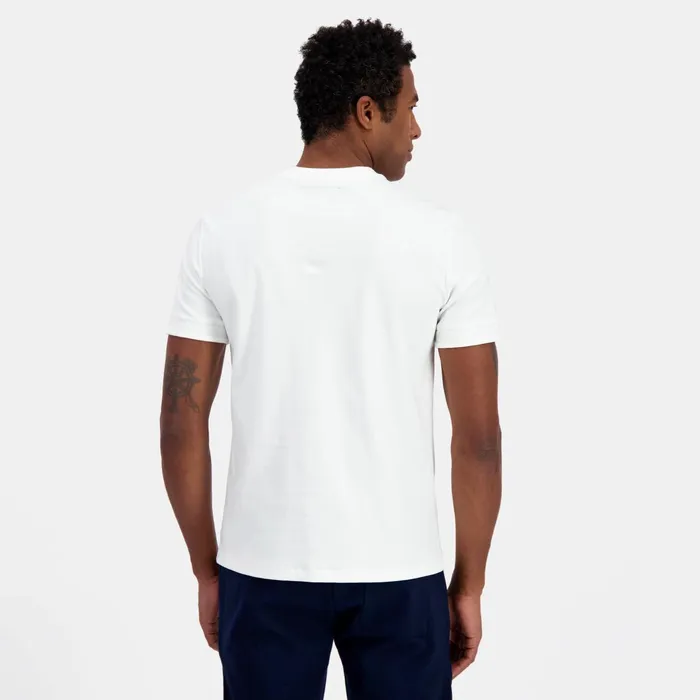 Le Coq Sportif Coq D039or TShirt En Interlock 240g Coton Marshmallow Men Tshirts And Tops Le Coq Sportif Coq D039or TShirt En Interlock 240g Coton Marshmallow Men Tshirts And Tops