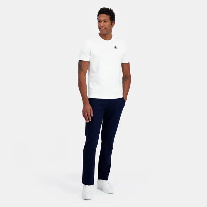 Le Coq Sportif Coq D039or TShirt En Interlock 240g Coton Marshmallow Men Tshirts And Tops Le Coq Sportif Coq D039or TShirt En Interlock 240g Coton Marshmallow Men Tshirts And Tops