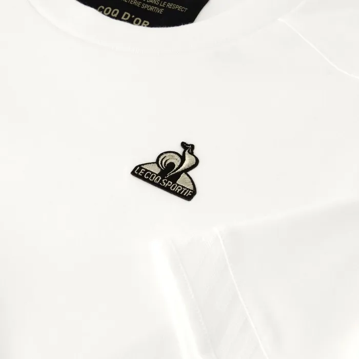 Le Coq Sportif Coq D039or TShirt En Interlock 240g Coton Marshmallow Men Tshirts And Tops Le Coq Sportif Coq D039or TShirt En Interlock 240g Coton Marshmallow Men Tshirts And Tops